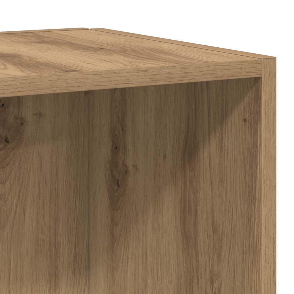 vidaXL Corner Cabinet Artisan Oak 33x33x132 cm Engineered Wood