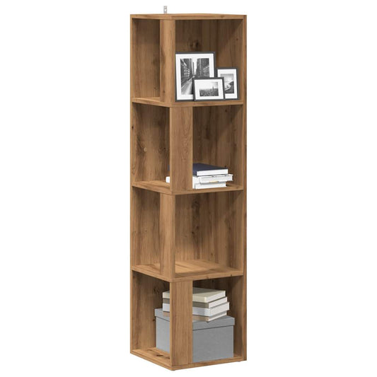 vidaXL Corner Cabinet Artisan Oak 33x33x132 cm Engineered Wood