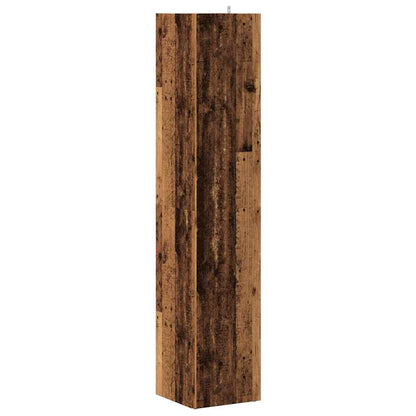 vidaXL Corner Cabinet Old Wood 33x33x165 cm Engineered Wood