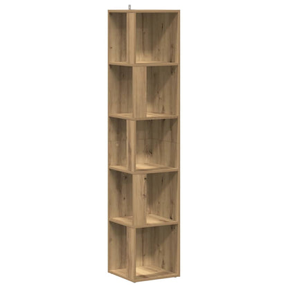 vidaXL Corner Cabinet Artisan Oak 33x33x165 cm Engineered Wood