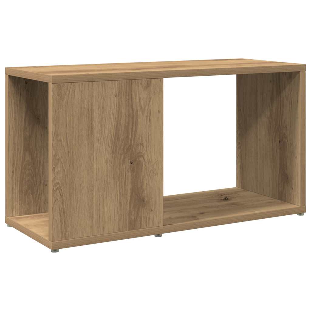 vidaXL TV Cabinet Artisian Oak 60x24x32cm Engineered Wood