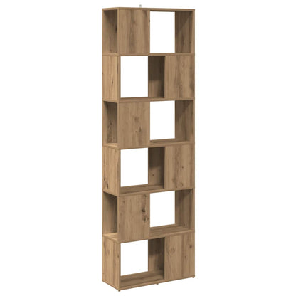 vidaXL Book Cabinet/Room Divider Artisan Oak 60x24x186 cm