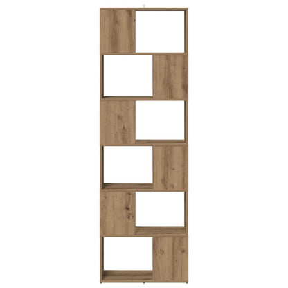 vidaXL Book Cabinet/Room Divider Artisan Oak 60x24x186 cm