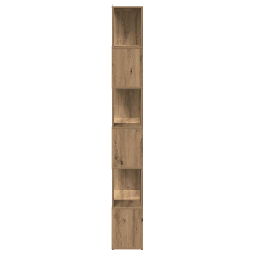 vidaXL Book Cabinet/Room Divider Artisan Oak 60x24x186 cm