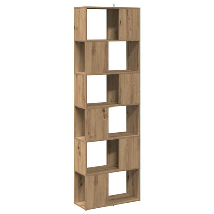 vidaXL Book Cabinet/Room Divider Artisan Oak 60x24x186 cm