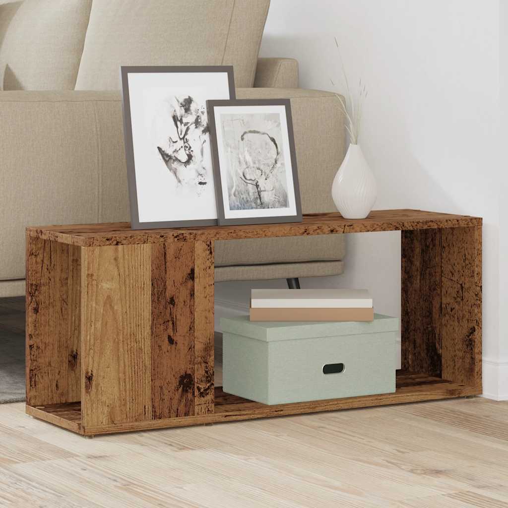 vidaXL TV Cabinet Old Wood 80x24x32cm Engineered Wood
