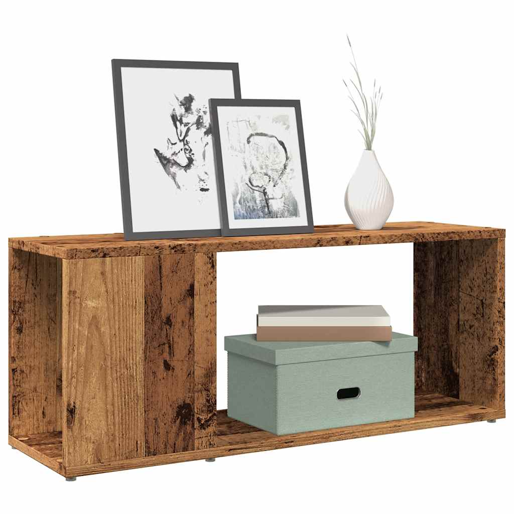 vidaXL TV Cabinet Old Wood 80x24x32cm Engineered Wood