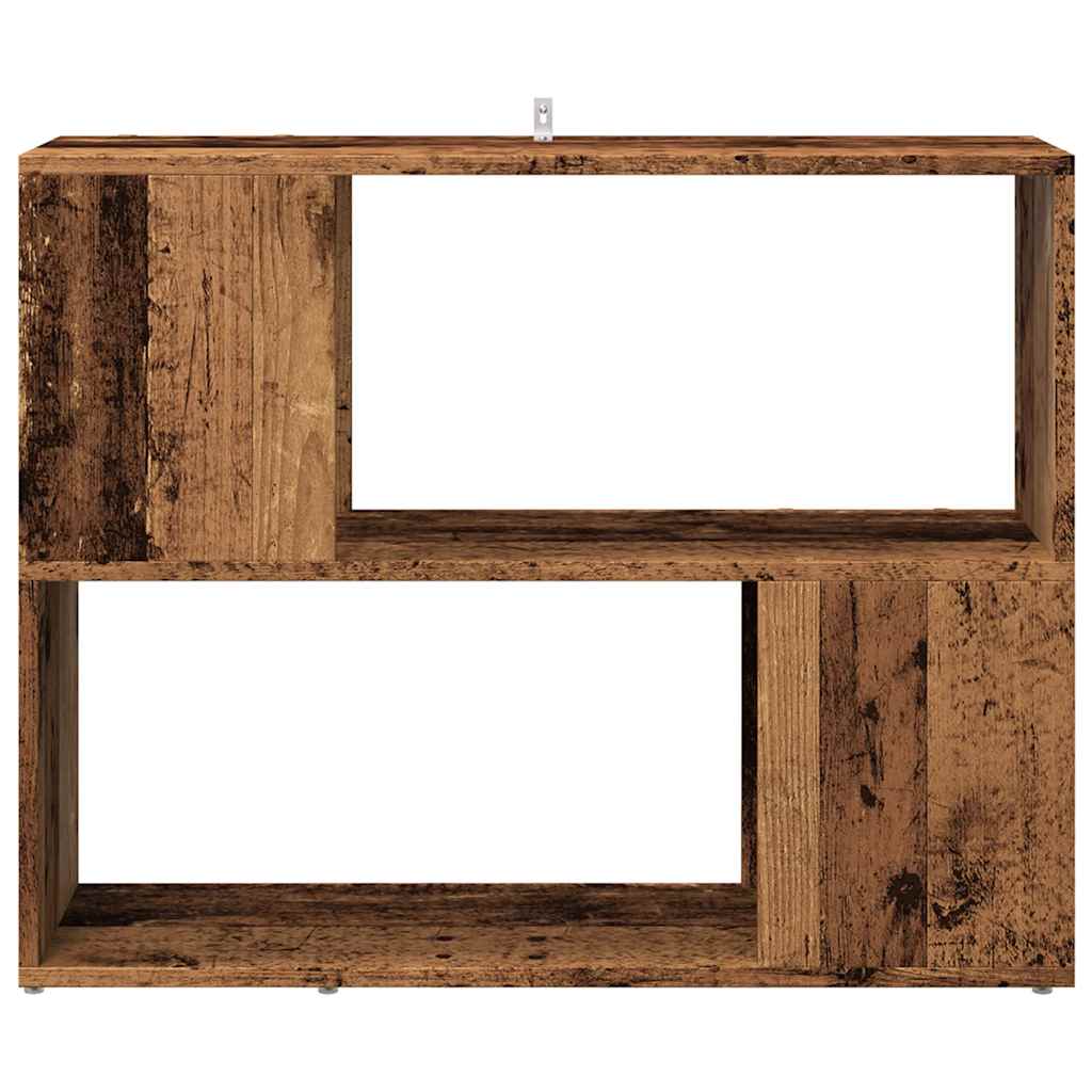 vidaXL Book Cabinet/Room Divider Old Wood 80x24x63 cm