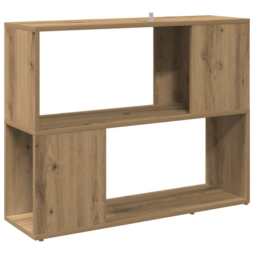 vidaXL Book Cabinet/Room Divider Artisan Oak 80x24x63 cm