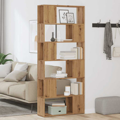vidaXL Book Cabinet/Room Divider Artisan Oak 80x24x186 cm