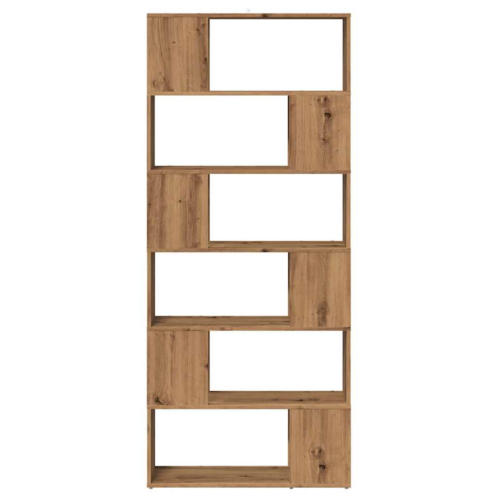 vidaXL Book Cabinet/Room Divider Artisian Oak 80x24x186 cm
