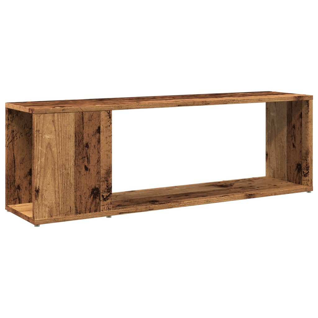 vidaXL TV Cabinet Old Wood 100x24x32 cm Engineered Wood
