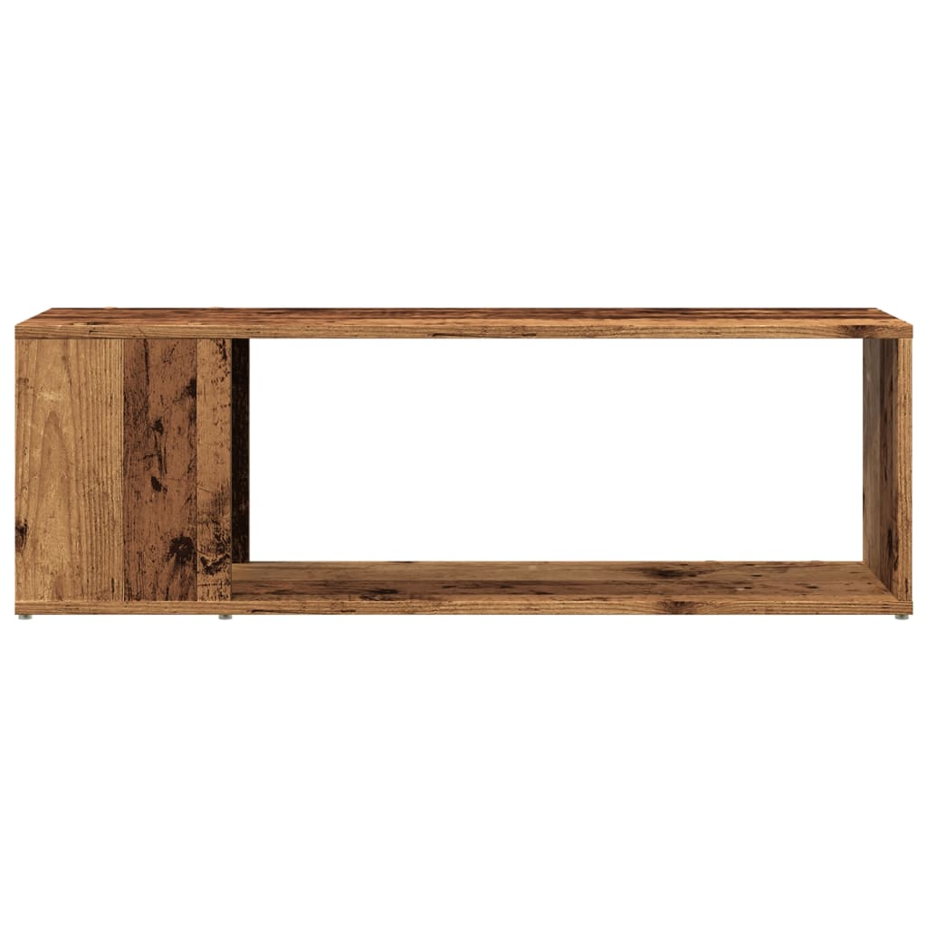 vidaXL TV Cabinet Old Wood 100x24x32 cm Engineered Wood