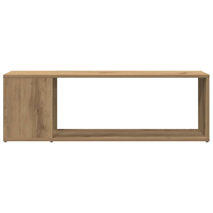 vidaXL TV Cabinet Artisan Oak 100x24x32 cm Engineered Wood