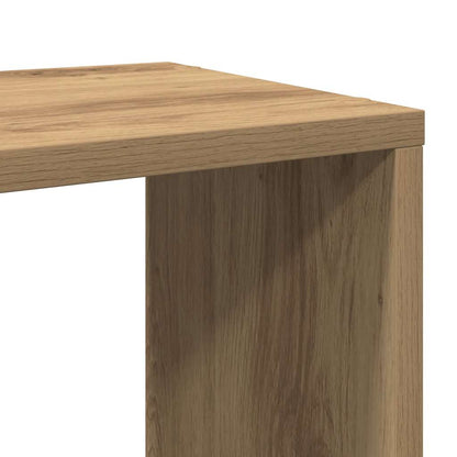 vidaXL TV Cabinet Artisan Oak 100x24x32 cm Engineered Wood