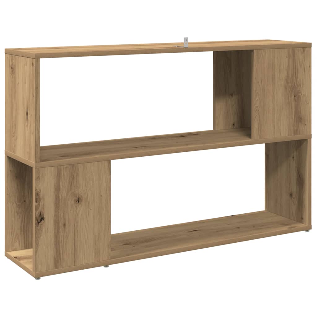 vidaXL Book Cabinet Artisian Oak 100x24x63 cm Engineered Wood