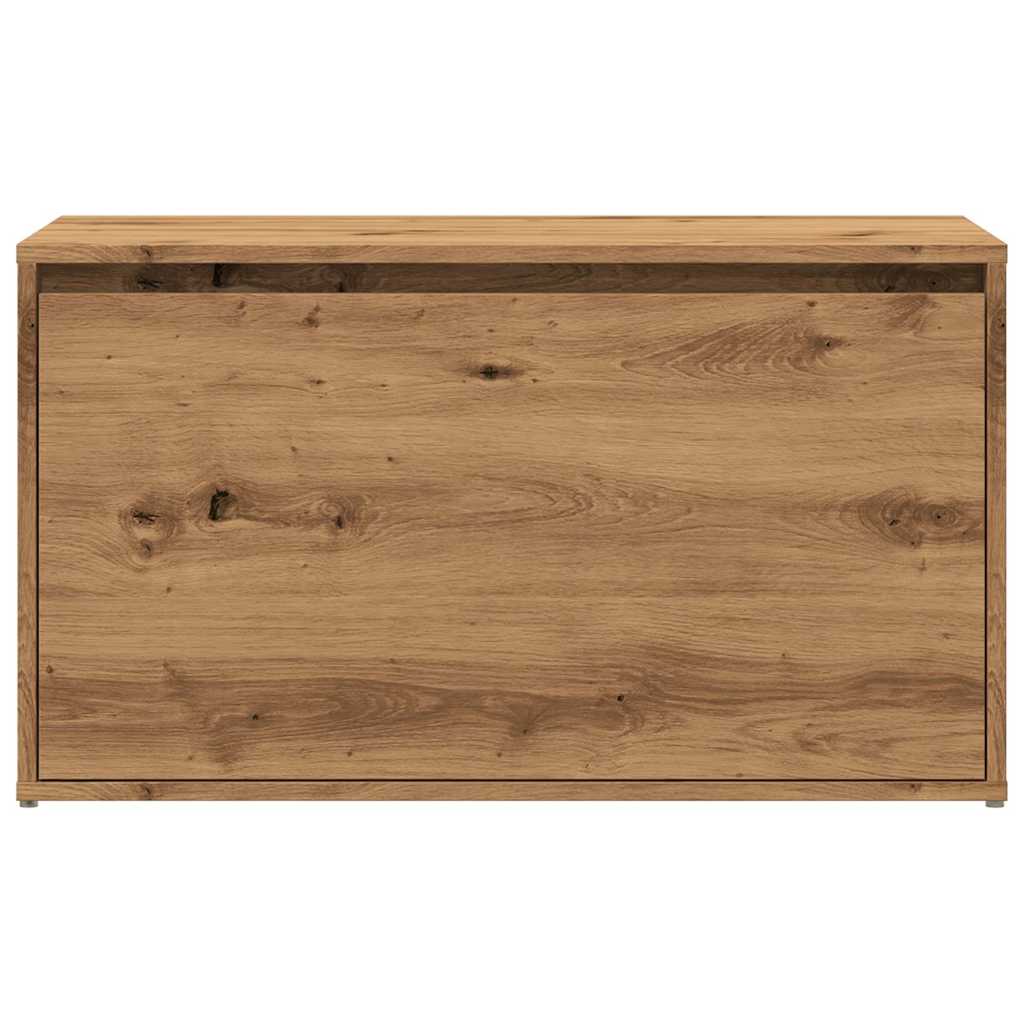 vidaXL Hall Bench 80x40x45 cm Artisan Oak Engineered Wood