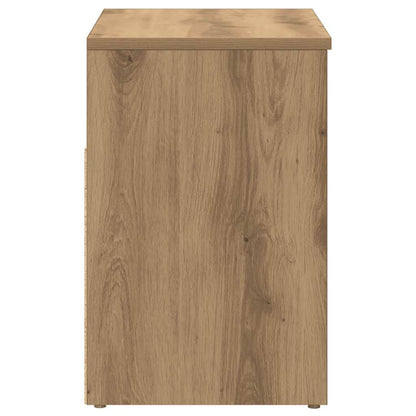 vidaXL Shoe Bench Artisan Oak 60x30x45 cm Engineered Wood