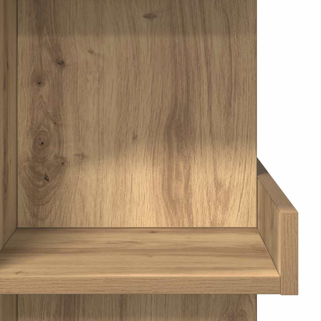vidaXL Bar Table with Storage Rack Artisan Oak 100x48x101.5 cm