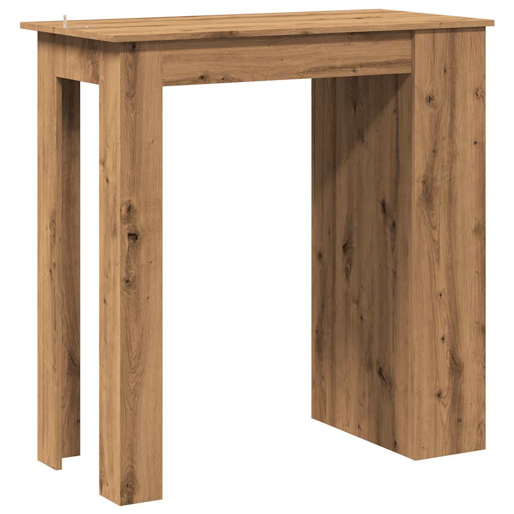 vidaXL Bar Table with Storage Rack Artisan Oak 102x50x103.5 cm
