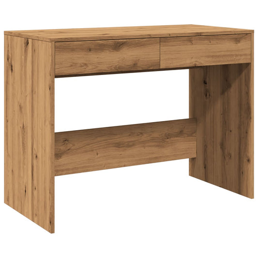 vidaXL Desk | Artisan oak | Engineered wood | Medium | Desk | Rectangular