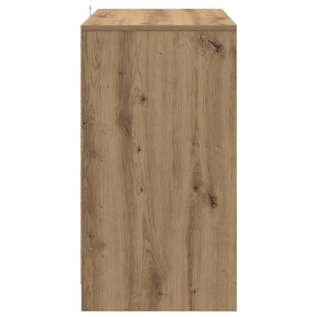 vidaXL Sideboard Artisan Oak 70x41x75 cm Engineered Wood