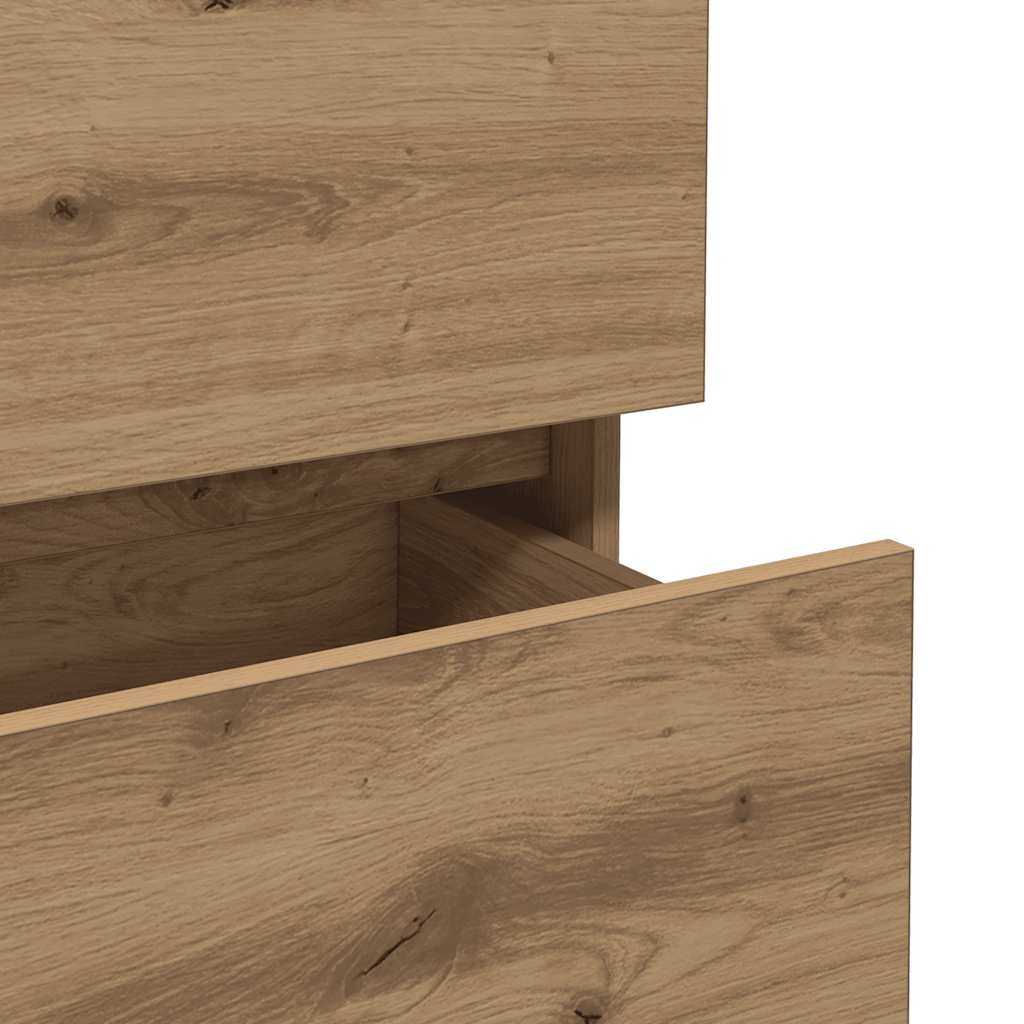 vidaXL Sideboard Artisan Oak 70x41x75 cm Engineered Wood