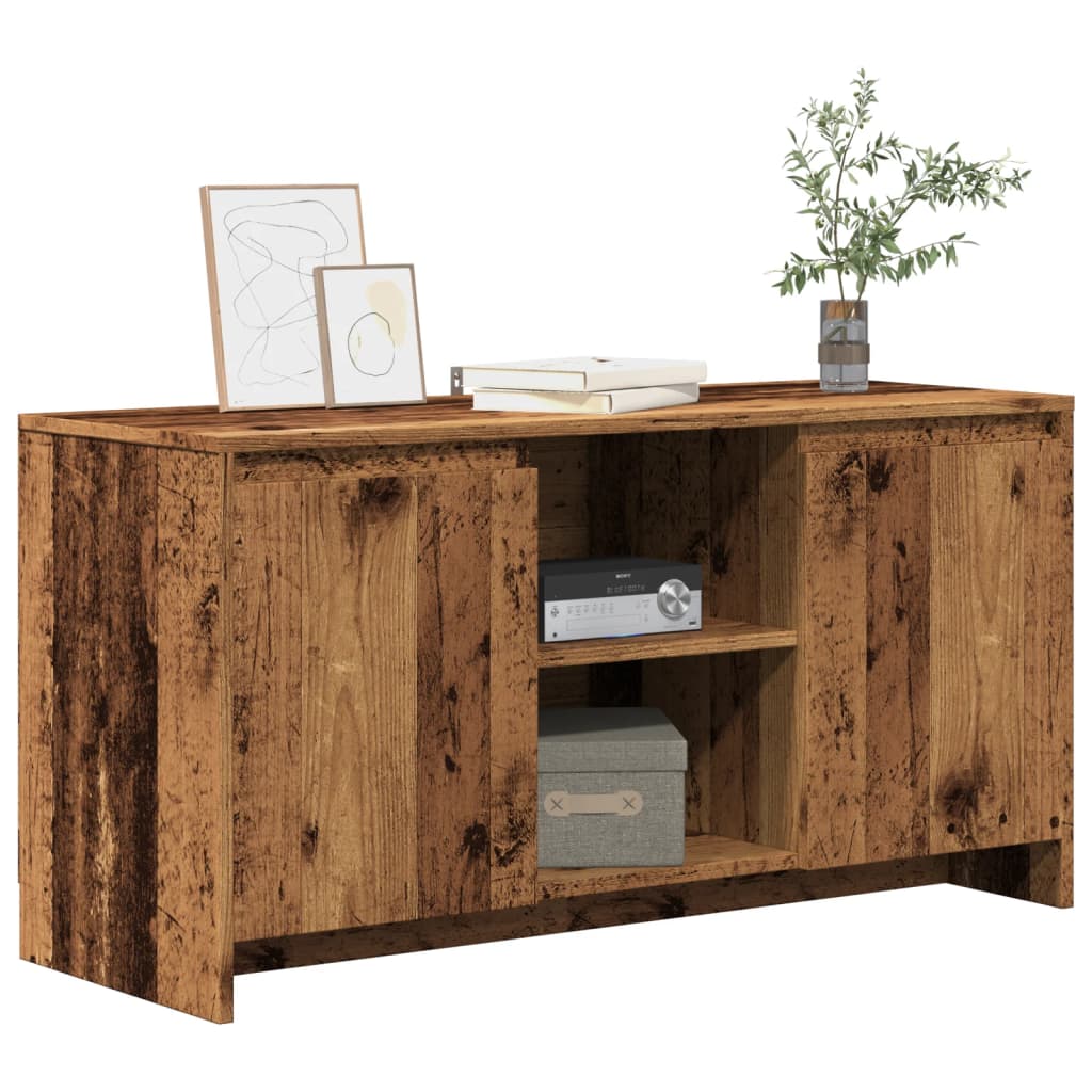 vidaXL TV Cabinet Old Wood 102x37.5x52.5 cm Engineered Wood