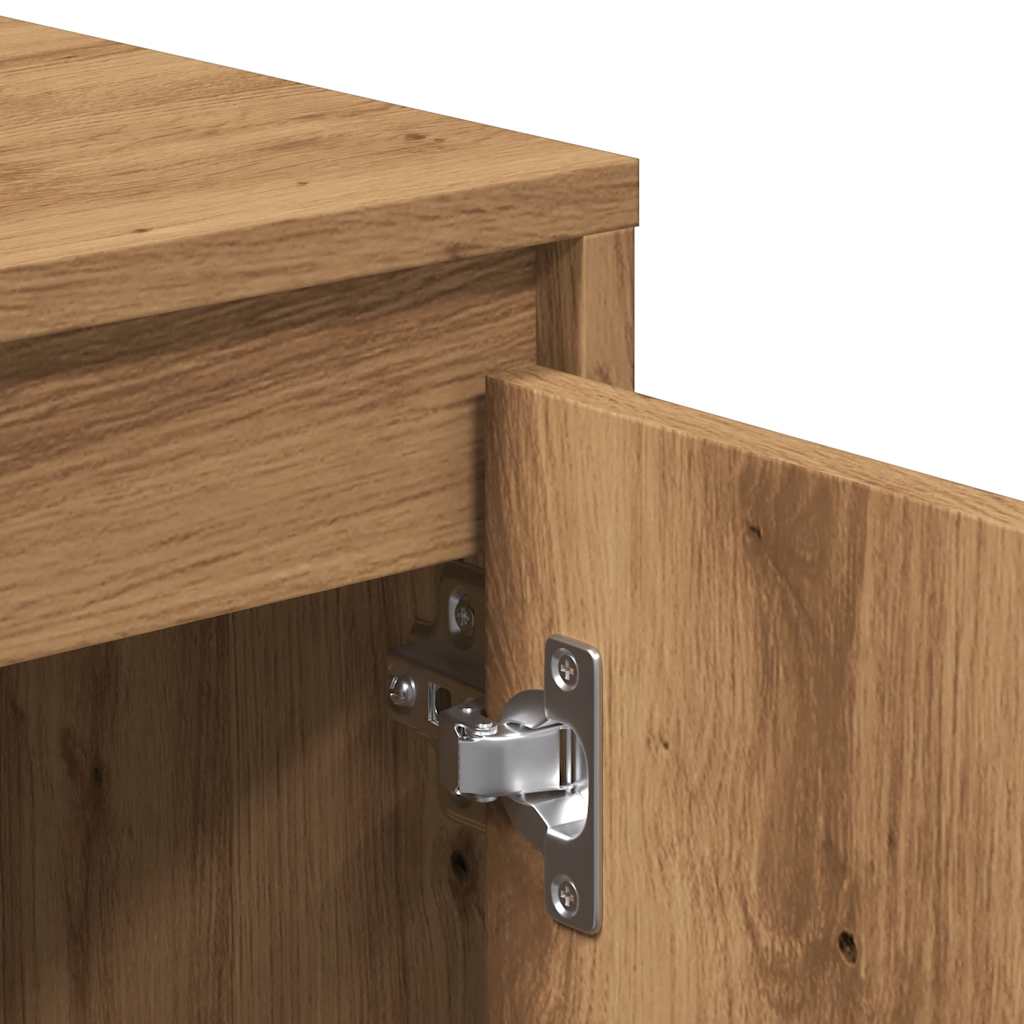 vidaXL TV Cabinet Artisan Oak 102x37.5x52.5 cm Engineered Wood