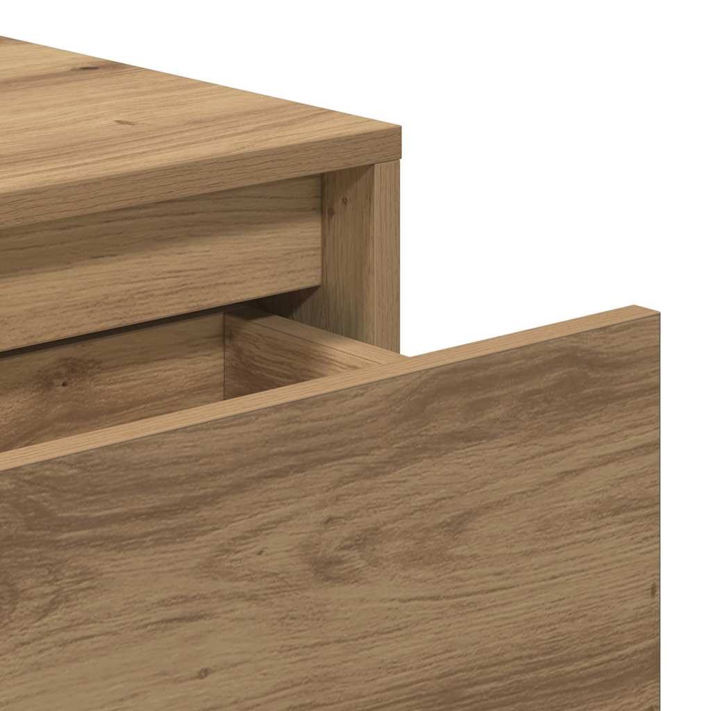 vidaXL Console Table Artisan Oak 100x35x76.5 cm Engineered Wood