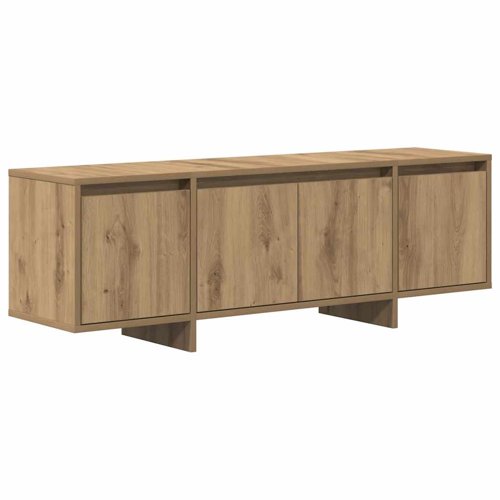 vidaXL TV Cabinet Artisan Oak 120x30x40,5 cm Engineered Wood