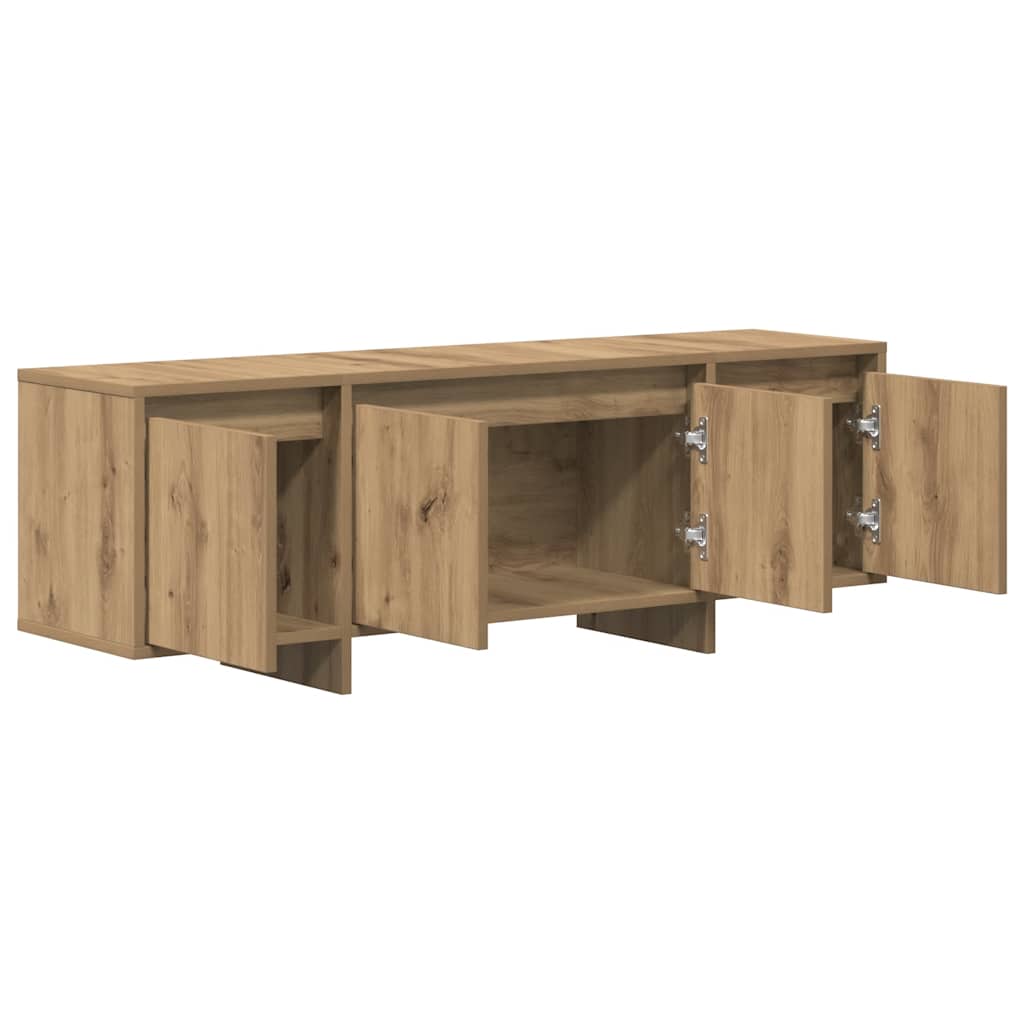 vidaXL TV Cabinet Artisan Oak 120x30x40,5 cm Engineered Wood