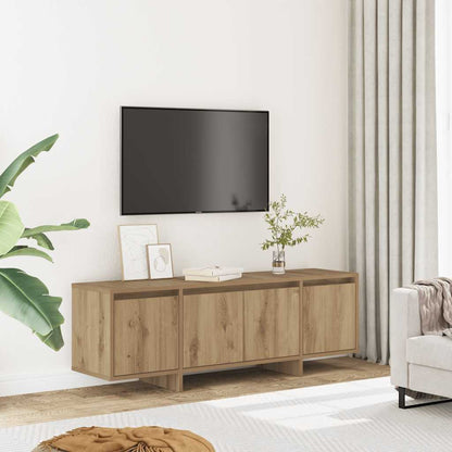 vidaXL TV Cabinet Artisan Oak 120x30x40,5 cm Engineered Wood