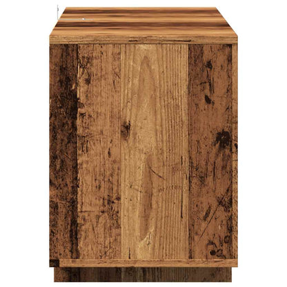 vidaXL TV Cabinet Old Wood 130x35x50 cm Engineered Wood