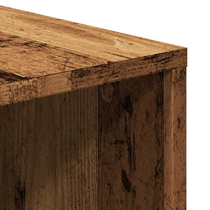 vidaXL TV Cabinet Old Wood 130x35x50 cm Engineered Wood