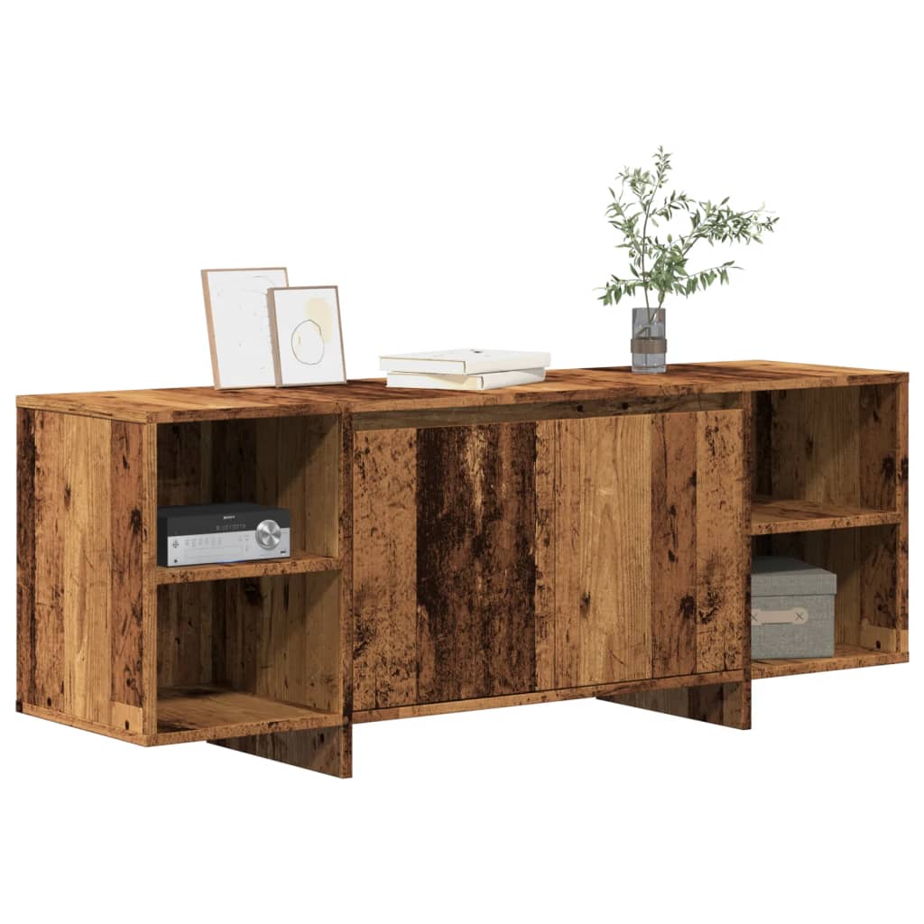vidaXL TV Cabinet Old Wood 130x35x50 cm Engineered Wood