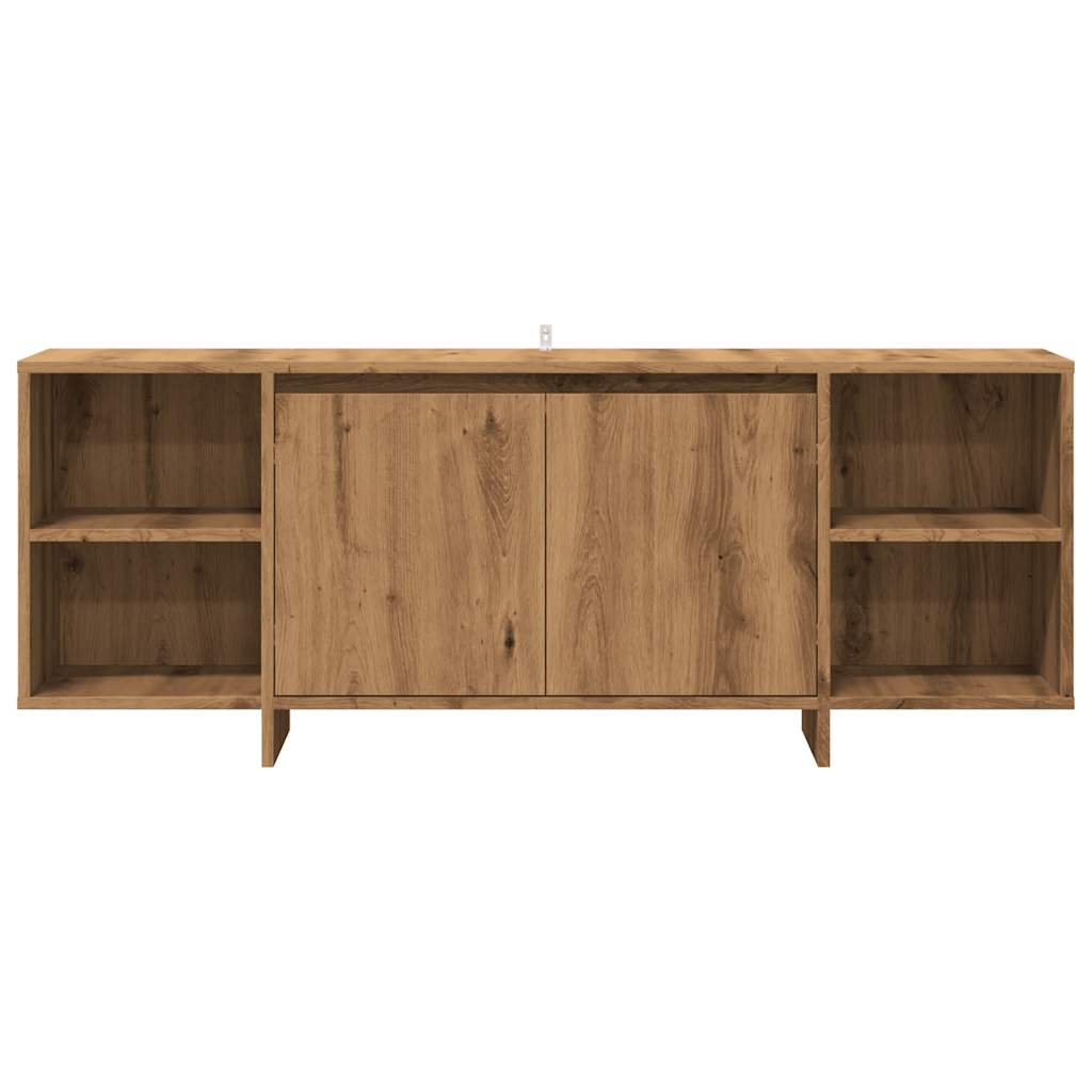 vidaXL TV Cabinet Artisan Oak 130x35x50 cm Engineered Wood