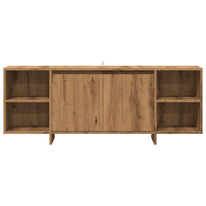 vidaXL TV Cabinet Artisan Oak 130x35x50 cm Engineered Wood
