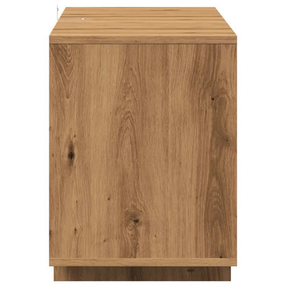 vidaXL TV Cabinet Artisan Oak 130x35x50 cm Engineered Wood