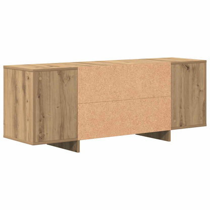 vidaXL TV Cabinet Artisan Oak 130x35x50 cm Engineered Wood