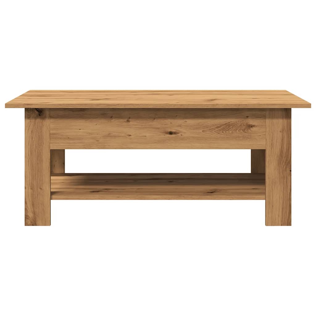 vidaXL Coffee Table Artisan Oak 102x55x42 cm Engineered Wood