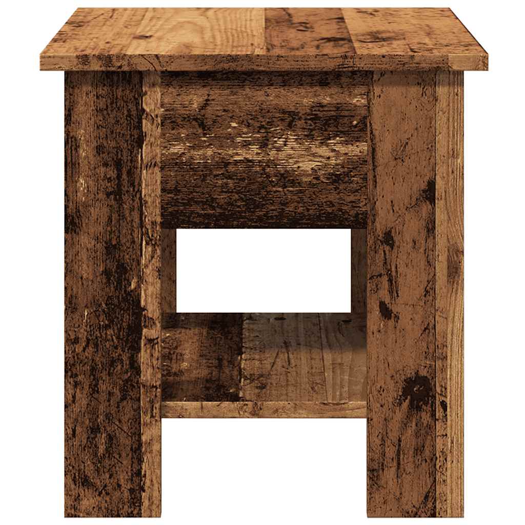 vidaXL Coffee Table Old Wood 40x40x42 cm Engineered Wood