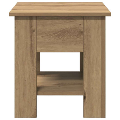 vidaXL Coffee Table Artisan Oak 40x40x42 cm Engineered Wood