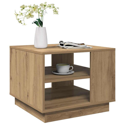 vidaXL Coffee Table Artisan Oak 55x55x42 cm Engineered Wood