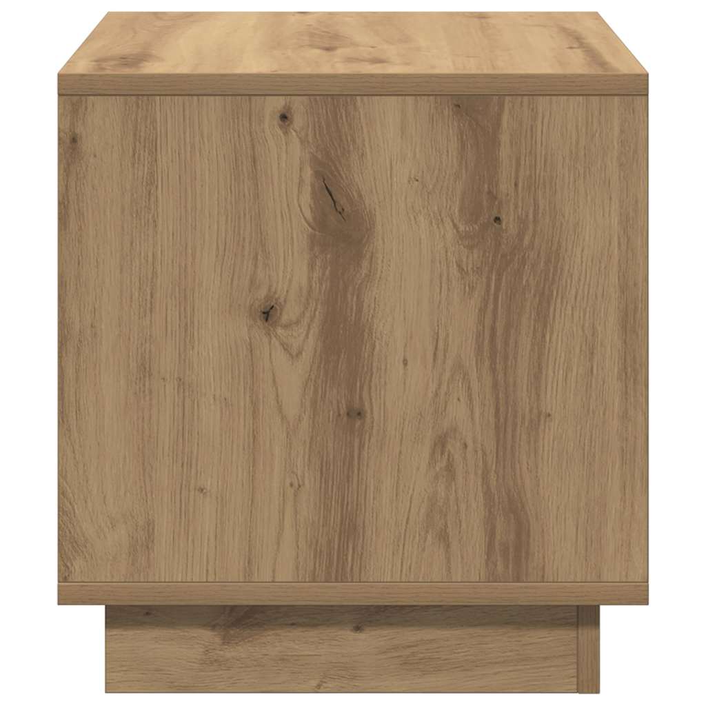 vidaXL Coffee Table Artisan Oak 40x40x43 cm Engineered Wood