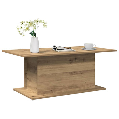 vidaXL Coffee Table Artisan Oak 102x55,5x40 cm Engineered Wood