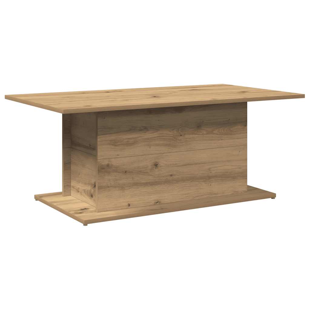 vidaXL Coffee Table Artisan Oak 102x55,5x40 cm Engineered Wood