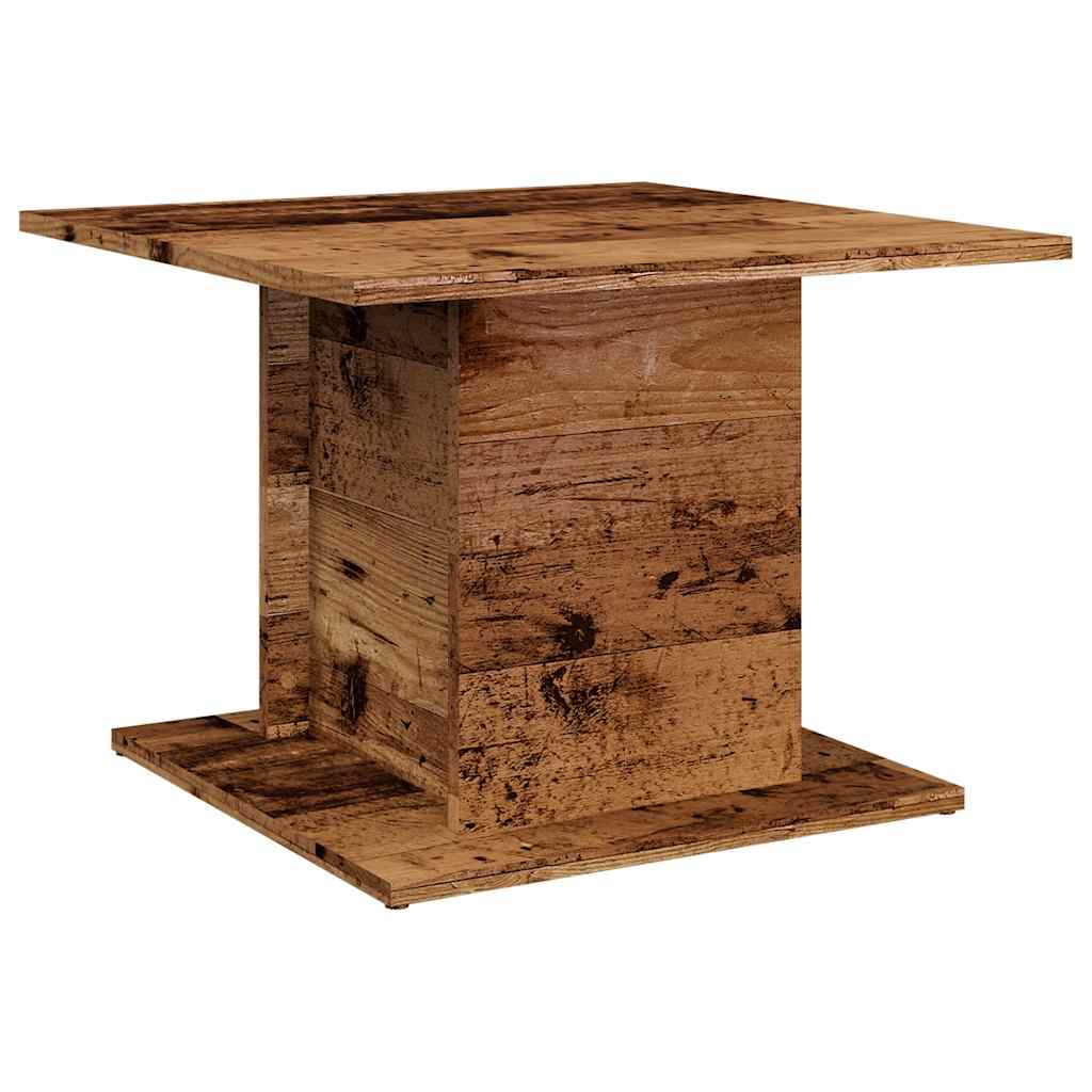 vidaXL Coffee Table Old Wood 55,5x55,5x40 cm Engineered Wood