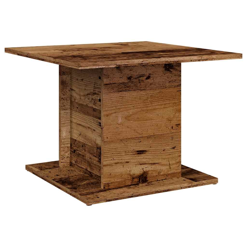 vidaXL Coffee Table Old Wood 55,5x55,5x40 cm Engineered Wood