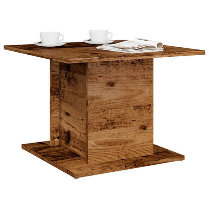 vidaXL Coffee Table Old Wood 55,5x55,5x40 cm Engineered Wood